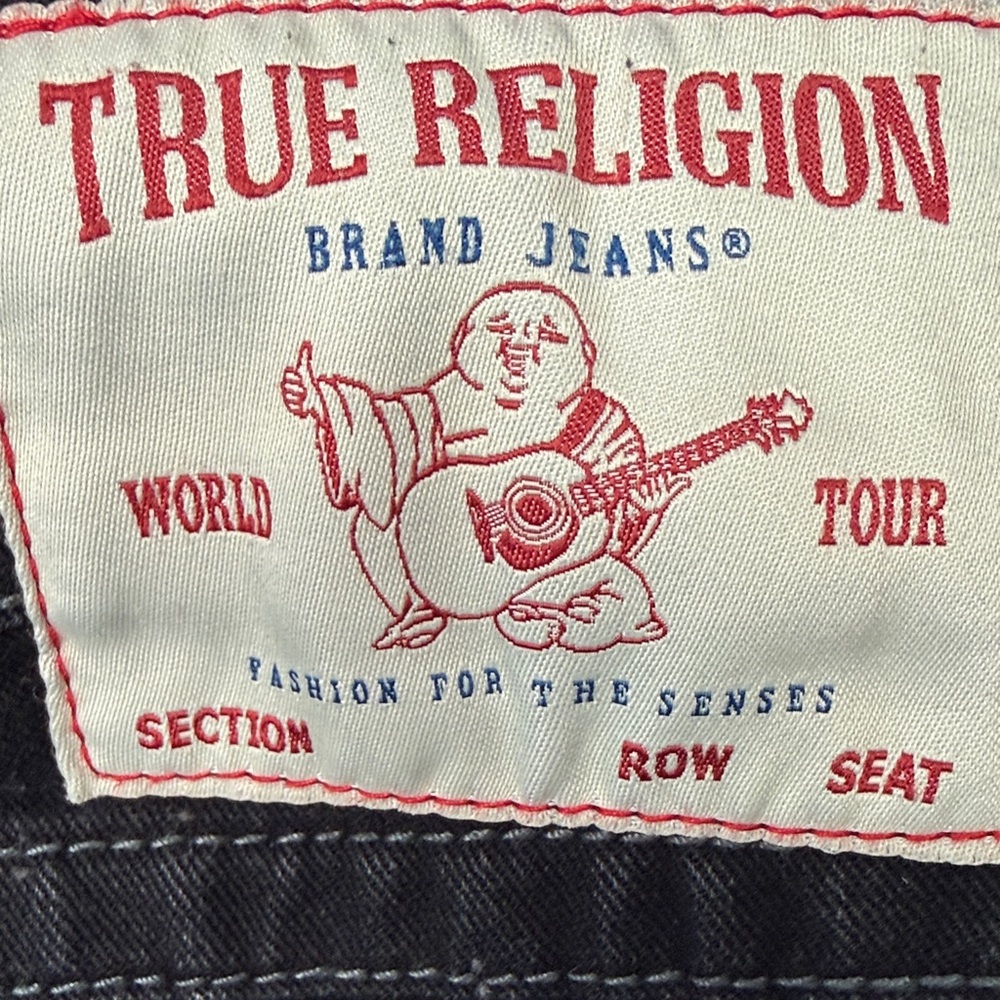 TRUE RELIGION Men's Black Denim Jeans - Picture 4 of 9